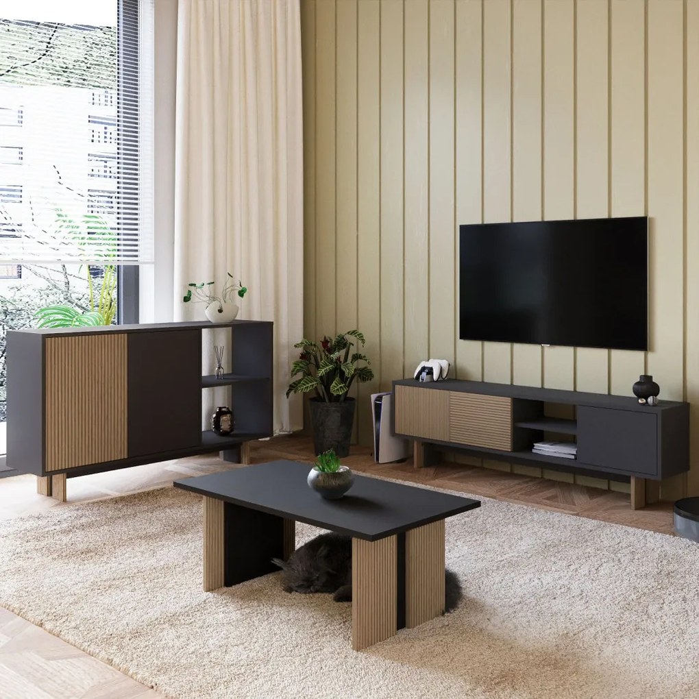 Ravello - Warm Oak, Anthracite