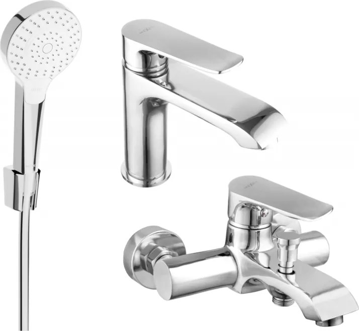 Mexen Pecos R05 fürdőkád készlet, króm - 72703R05-00