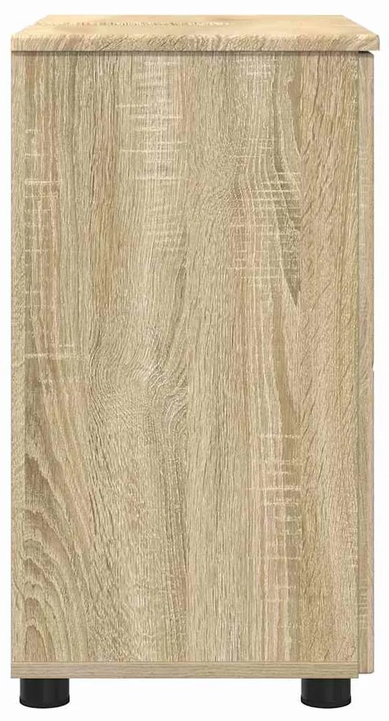 Fürdőszoba Székény ajtóval sonoma tölgy 61 x 35 x 64 cm Faanyag