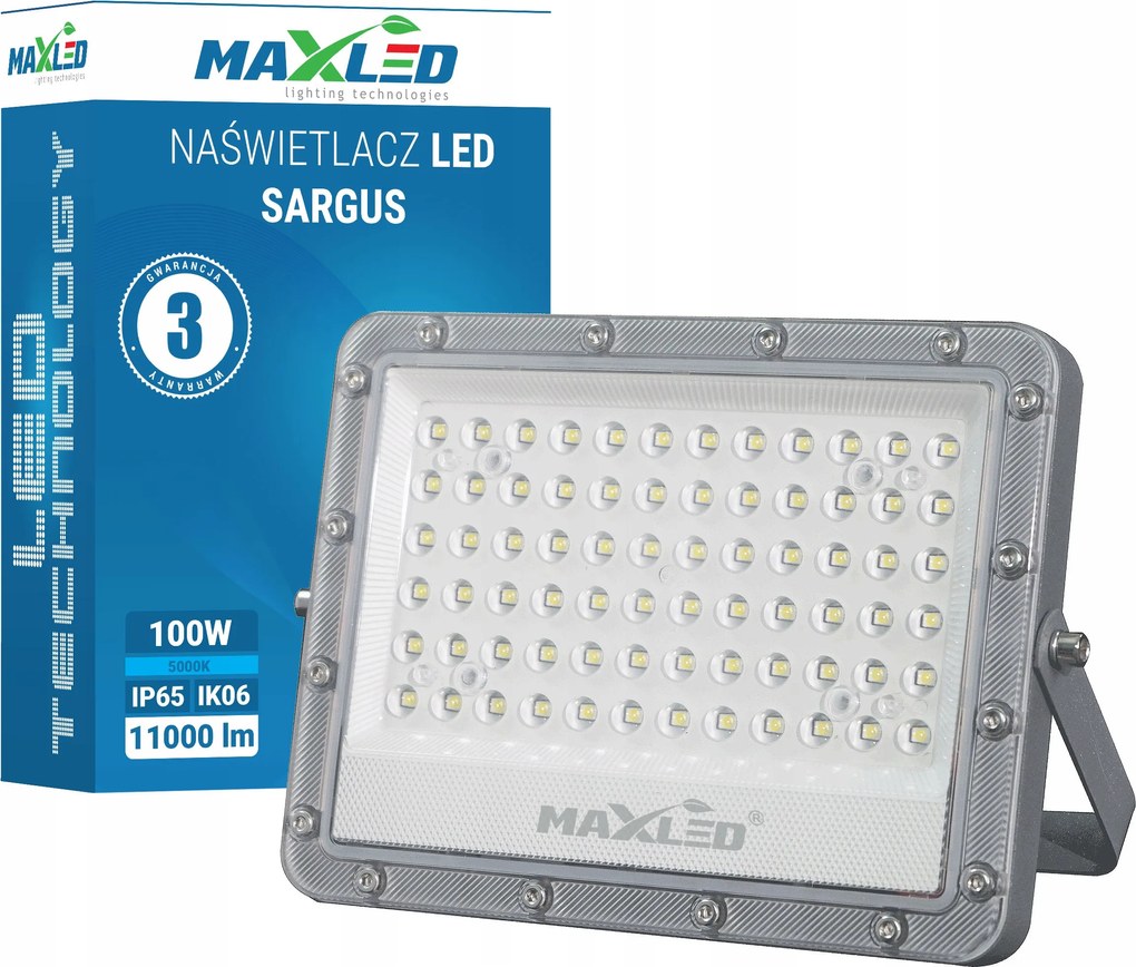 Halogén Led fényvető 100W Reflektor 11000lm Kültéri Vízálló IP65