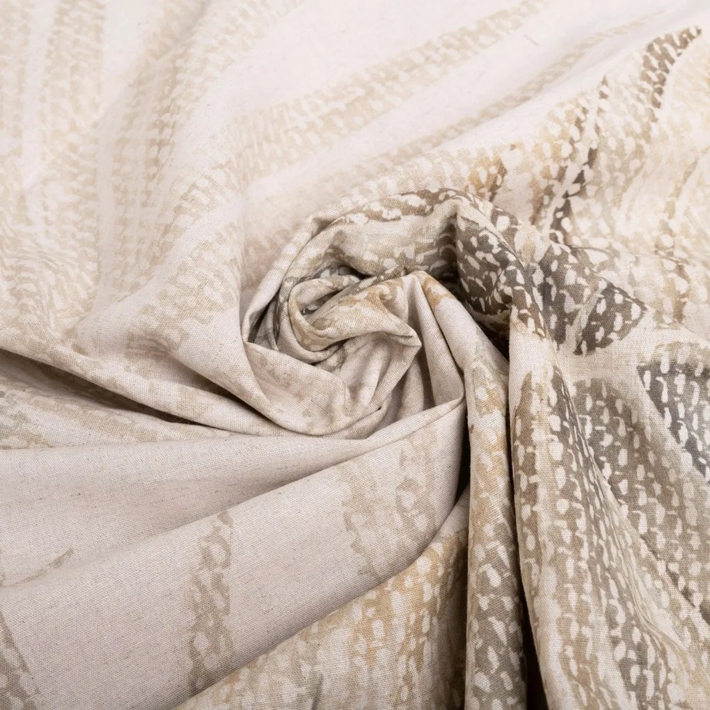 Monstera pamut és len keverékből készült ágyneműhuhuat, 160 x 200 cm, 2 db 70 x 80 cm