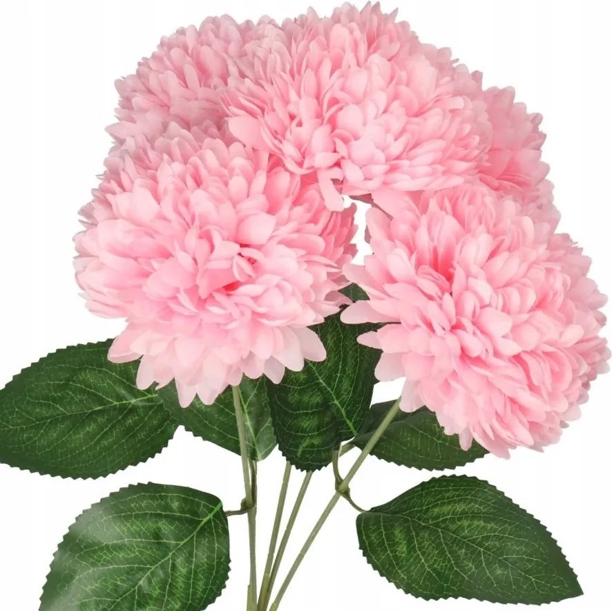 Krizantém Csokor Művirág Élő 45CM Nagy Csokor