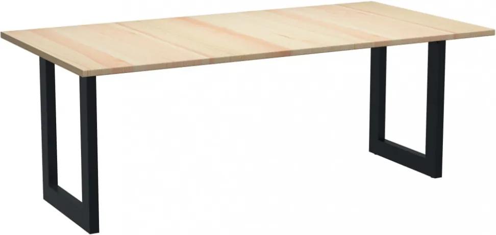 Fenyőfa étkezőasztal 220 x 100 x 76 cm
