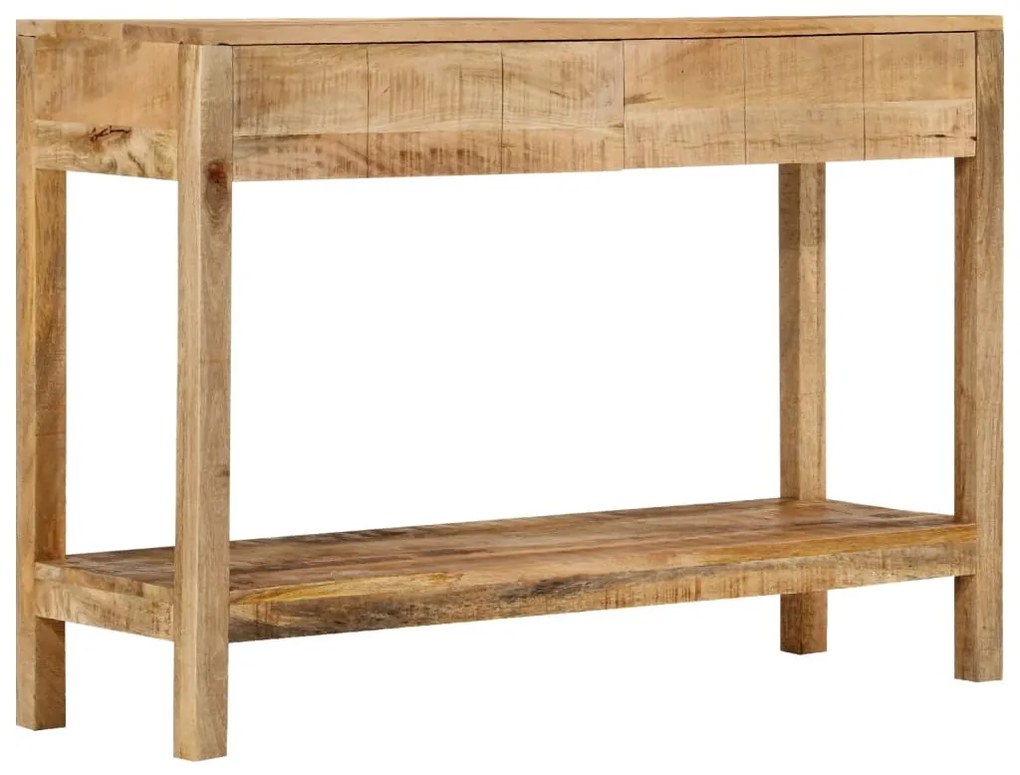 tömör mangófa tálalóasztal 2 fiókkal 110 x 35 x 75 cm