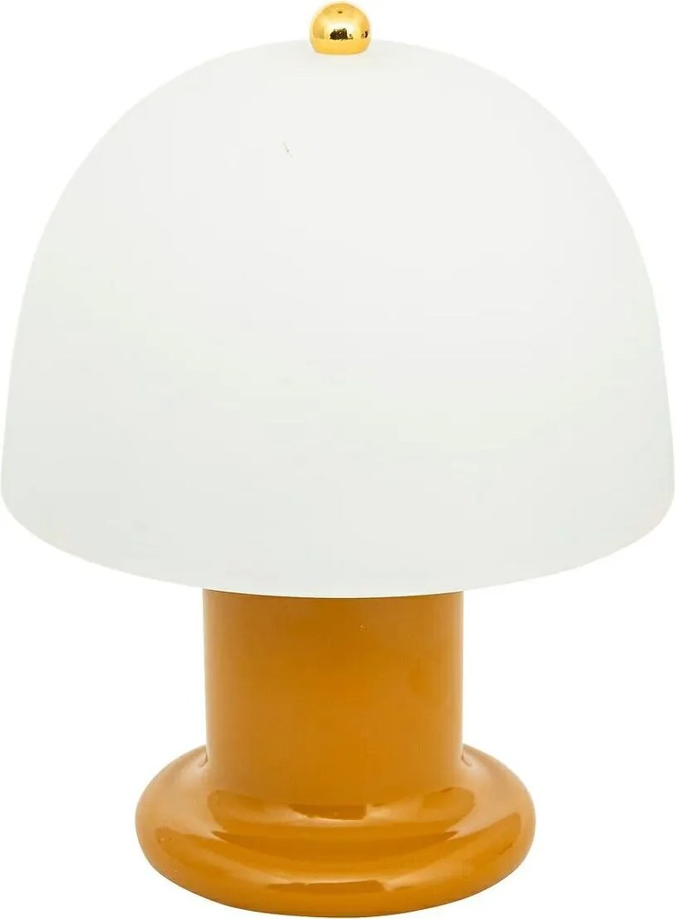 Rick LED-es asztali lámpa 21 cm sárga