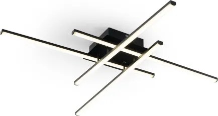 Brilagi - STRIPES LED mennyezeti lámpatest LED/37W/230V fekete