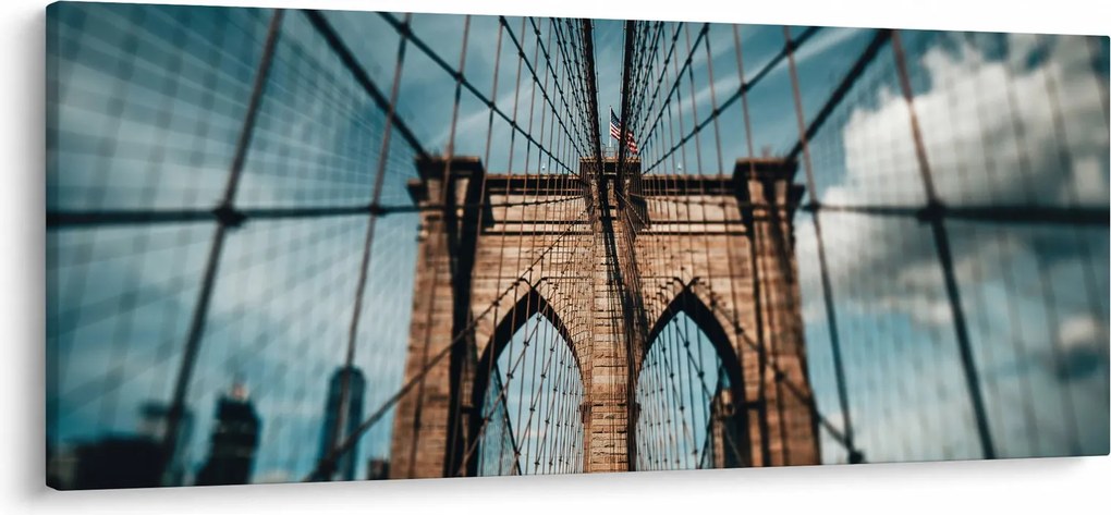 Kép - Brooklyn Bridge (120x50 cm)
