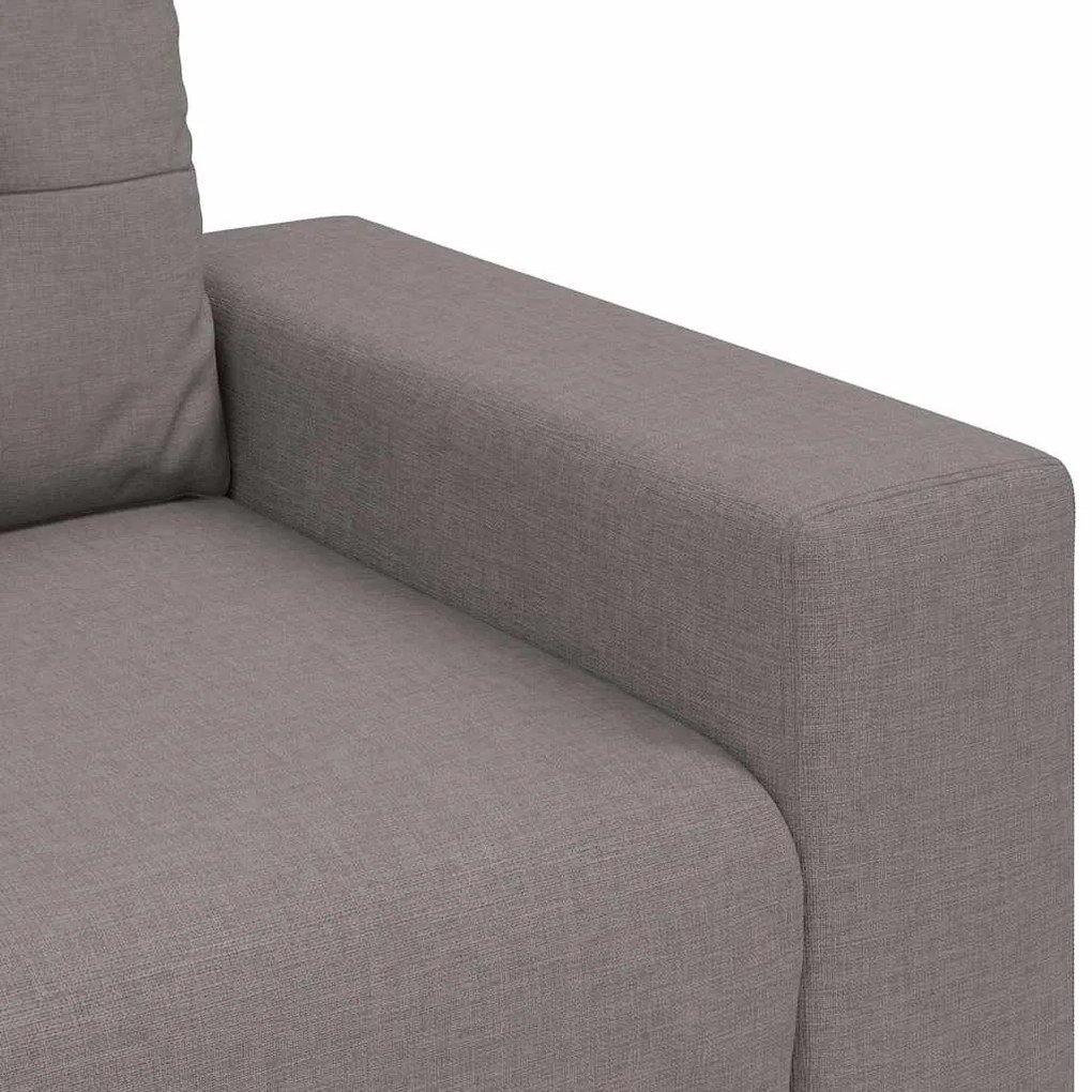 tópszínű szövet loveseat kanapé 120 cm