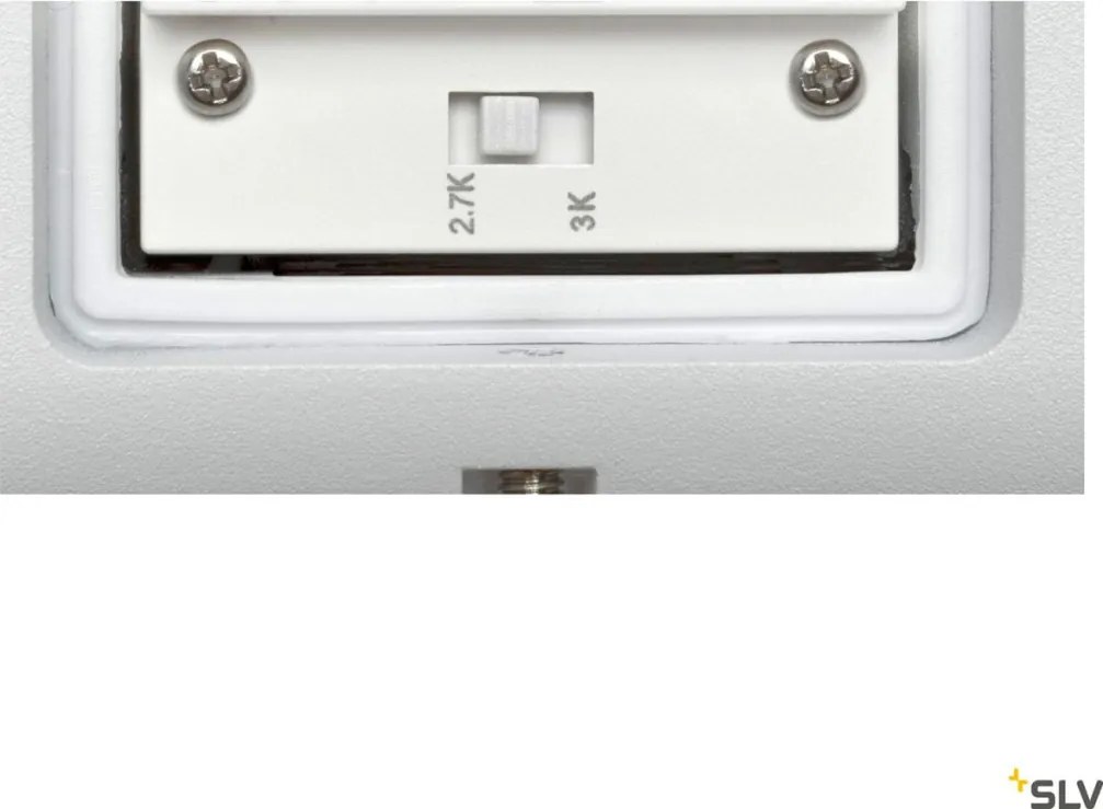 SLV 1007143 OVAL Modern Kültéri Fali Lámpa Fekete, Átlátszó LED IP65
