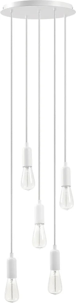 NOVOLUX 717F-G05X1A-01 A TU ESTILO Többágú Függesztett Lámpa Fehér E27 IP20