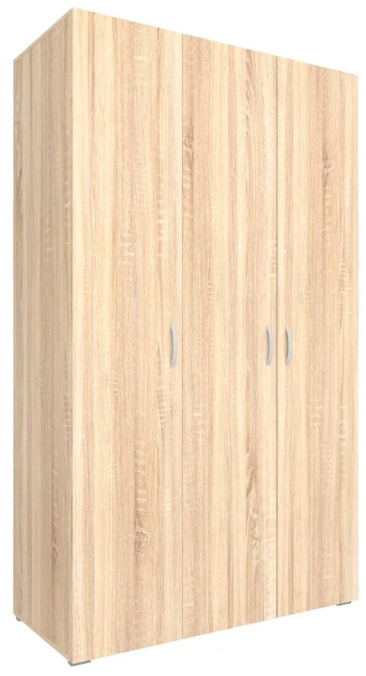USI gardróbszekrény 3 ajtós SONOMA N