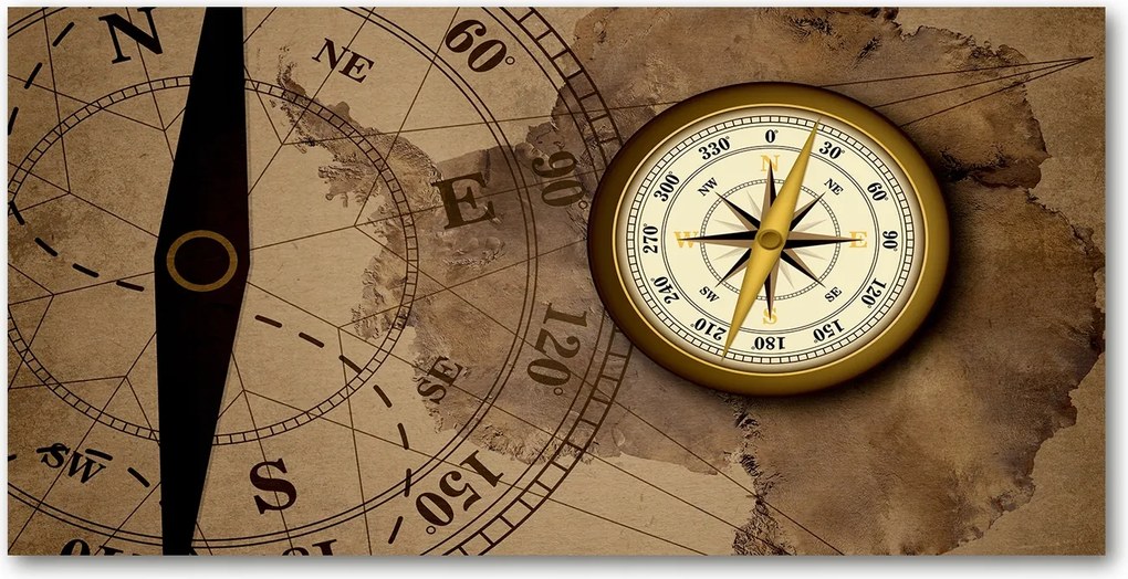 Fotó kép fotó edzett üveg Iránytű 140x70