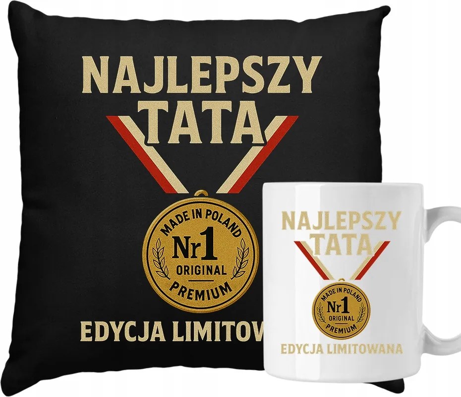 Párna és Bögre Apának Legjobb Apa Ajándék Apák napjára Szett