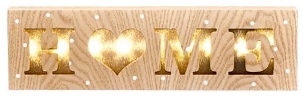 Sweet Home felfüggeszthető fából készült dekorációs világítás - Dakls