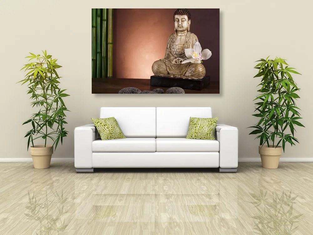 Kép meditálló Buddha