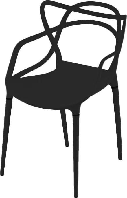 KATO fekete műanyag szék