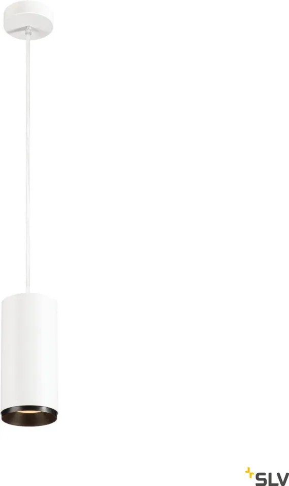 SLV 1004343 NUMINOS PD PHASE L Hengeres Függesztett Lámpa Fehér, Fekete LED IP20
