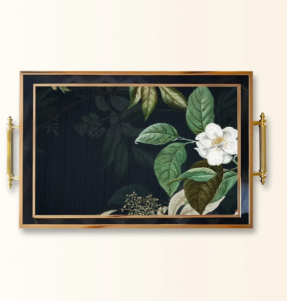 Üveg tálca, 38×24 cm – TPA9902
