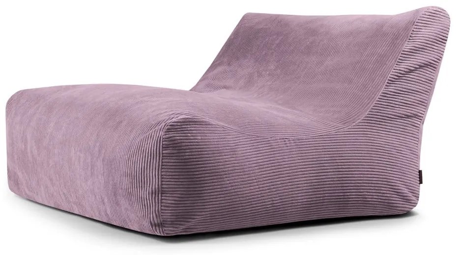 Lila kordbársony babzsákfotel Sofa Lounge – SLOWDOWN