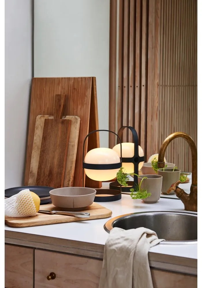 Napelemes-USB-s hordozható LED kültéri lámpa ø 15 cm Soft Spot – Rosendahl