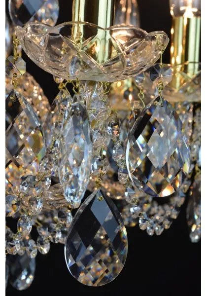 Wranovsky JWZ125122230 - Kristály csillár láncon MARIERA 12xE14/40W/230V