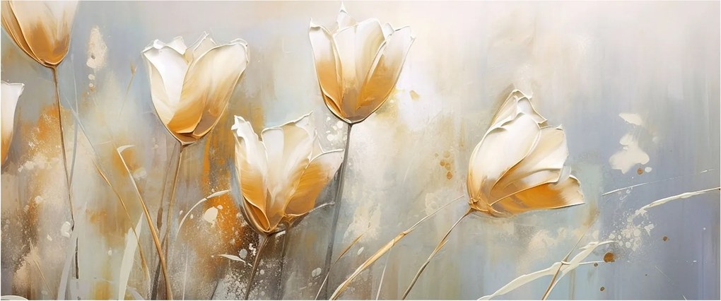 Kép - Tulipánok festése (120x50 cm)