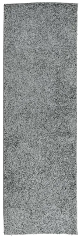 PAMPLONA zöld magas szálú bolyhos modern szőnyeg 80 x 250 cm