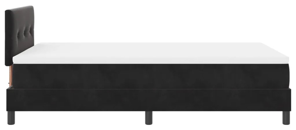Boxspring Ágy Matrac Sötétben 120x200 cm Bársonyos