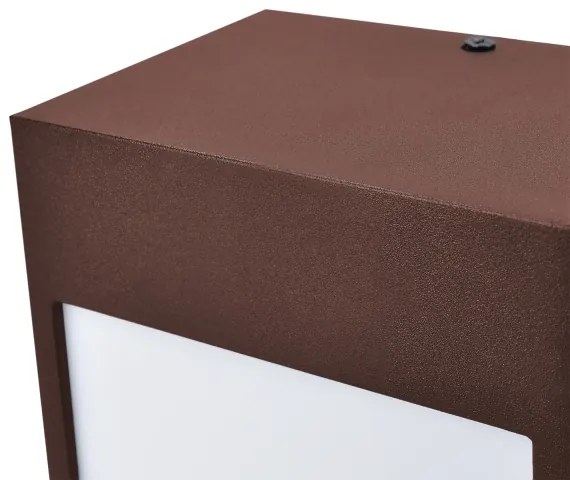 Brilagi - TERNI LED/12W/230V kültéri fali lámpatest barna IP44