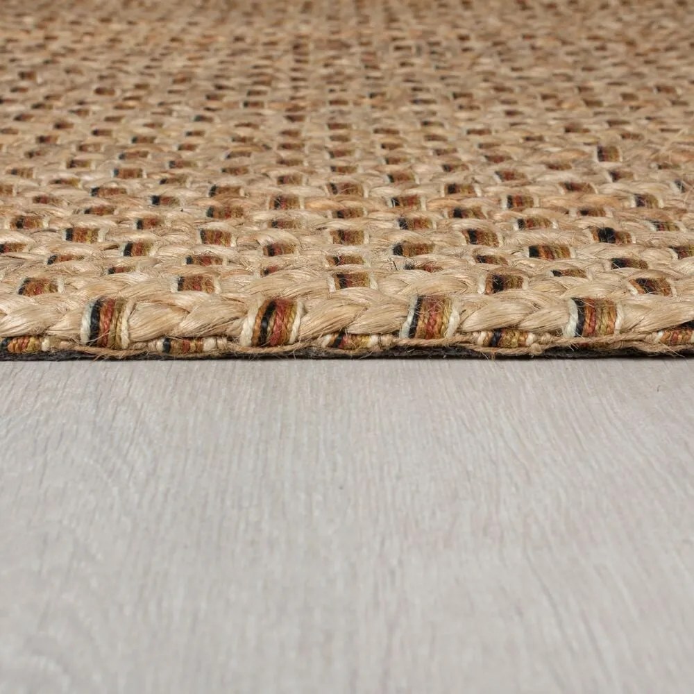 Natúr színű juta futószőnyeg 60x230 cm Sol – Flair Rugs