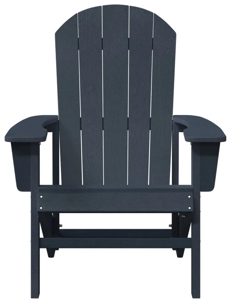 Adirondack szék Tengerészkék 74x82x91 cm HDPE