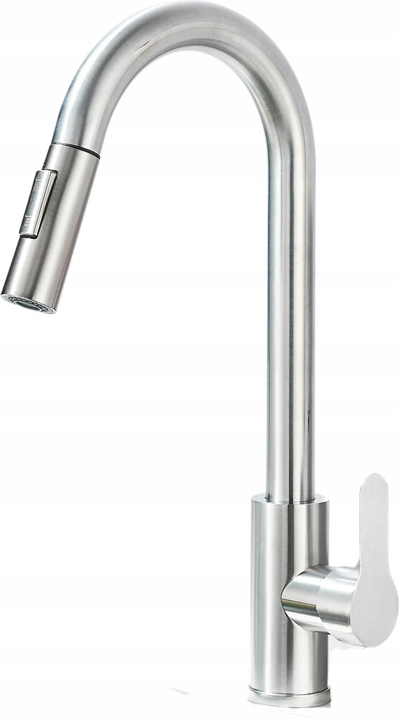 Konyhai csaptelep Kétutas Lumea Nikkel Csiszolt Ezüst Csaptelep