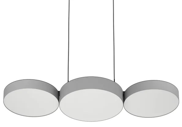 Eglo 900856 - LED RGBW Dimmelhető csillár zsinóron BARBANO-Z 3xLED/7,5W/230V szürke