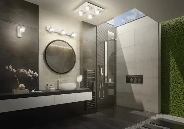 Osram -LED Fürdőszobai fali lámpa ORBIS FLAME 2xLED/5,5W/230V IP44 fehér