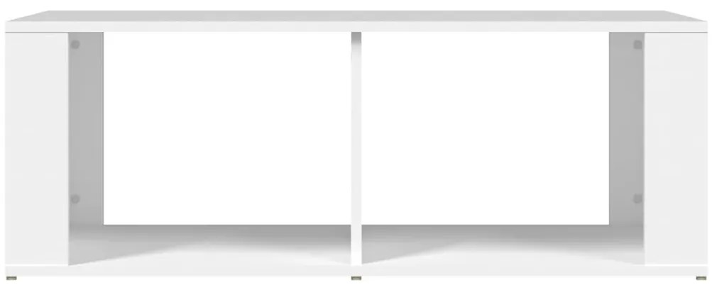 Fehér szerelt fa dohányzóasztal 100 x 50 x 36 cm