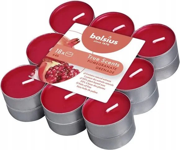 Teamécses illatgyertya Gránátalma