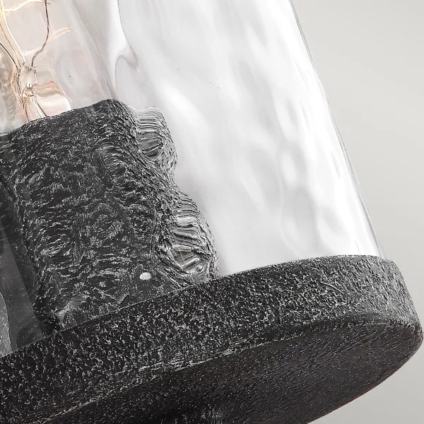 Feiss - Fali lámpa ANGELO 1xE27/60W/230V fekete