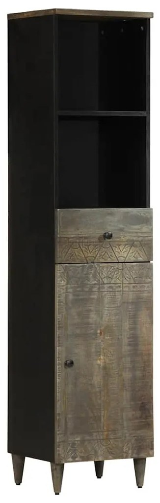 Tömör mangófa fürdőszobaszekrény 38 x 33 x 160 cm