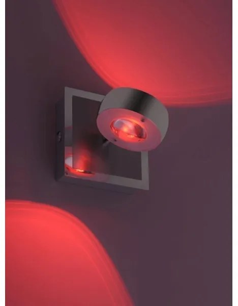 Leuchten Direkt 12471-55 -LED RGBW Dimmelhető lámpa OPTI LED/6W/230V + távirányító