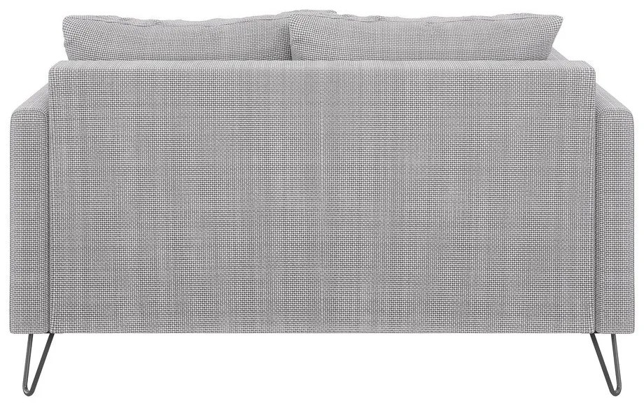 Világosszürke zsenília kanapé 140 cm Freya – Ropez