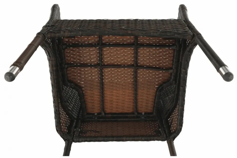 Kerti bútor szett LT3930 barna-bézs rattan