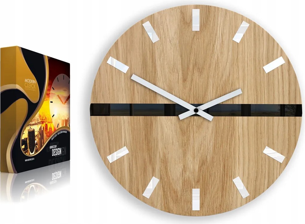 Érdekes fa óra Tölgy Horizont Diy kép