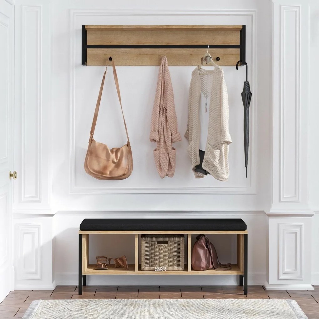 Shana Oak and Black fali akasztó paddal