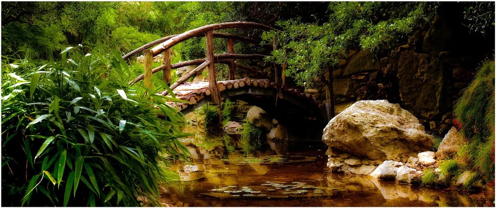 Kép - Híd a folyón (120x50 cm)