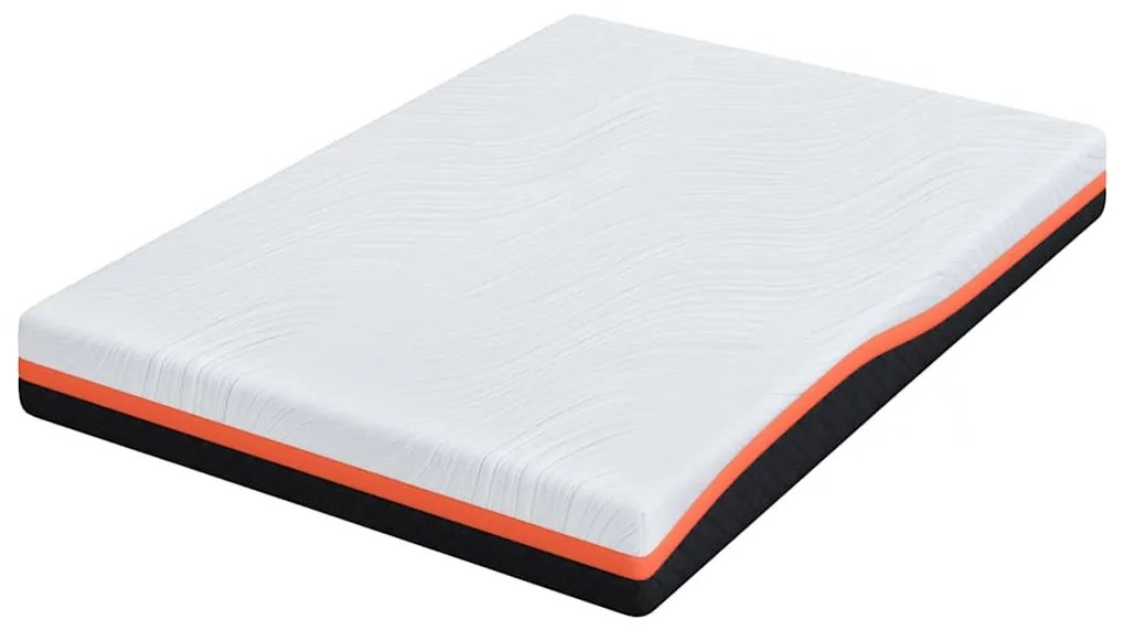 Matrac Fehér és Szürke 140 x 200 cm Gél Memóriahab