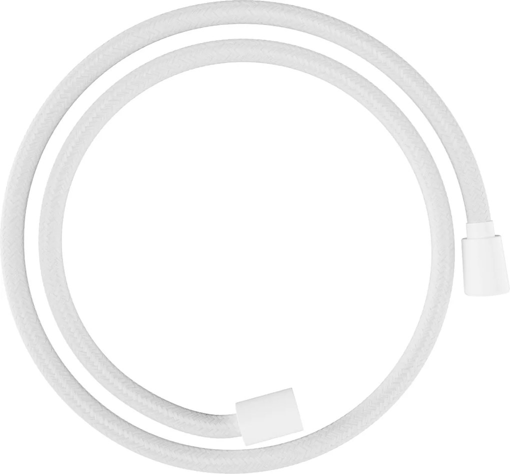 Hansgrohe Designflex, textil zuhanycső 1250 mm, fehér matt, HAN-28220700