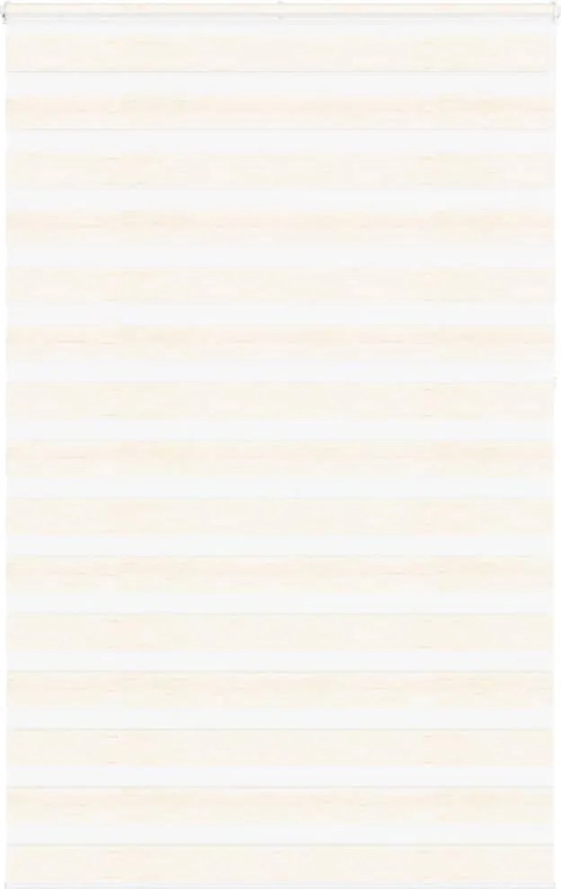vidaXL zebrafüggönnyel márványbézs szövetszélesség 135,9 cm poliészter