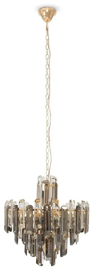 Maytoni DIA200PL-06G - Csillár láncon FLARE 6xE14/40W/230V