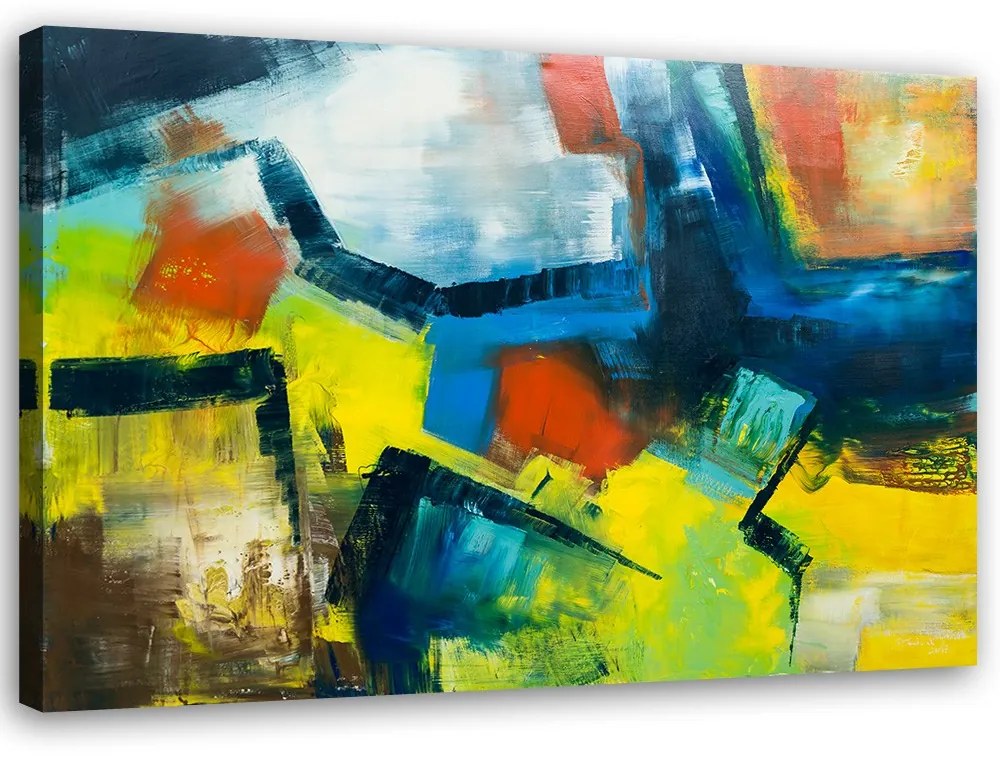 Gario Vászonkép Többszínu absztrakció Méret: 120 x 80 cm