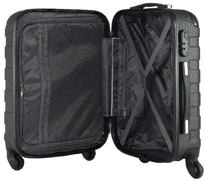 Deuba Essential L utazóbőrönd - fekete